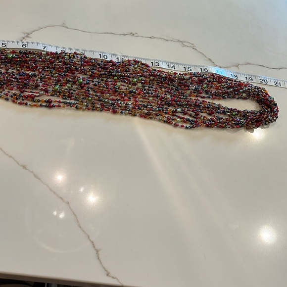 Joan Rivers Stunning Long Multi Color Beaded Necklace. Goes with everything - Picture 11 of 13